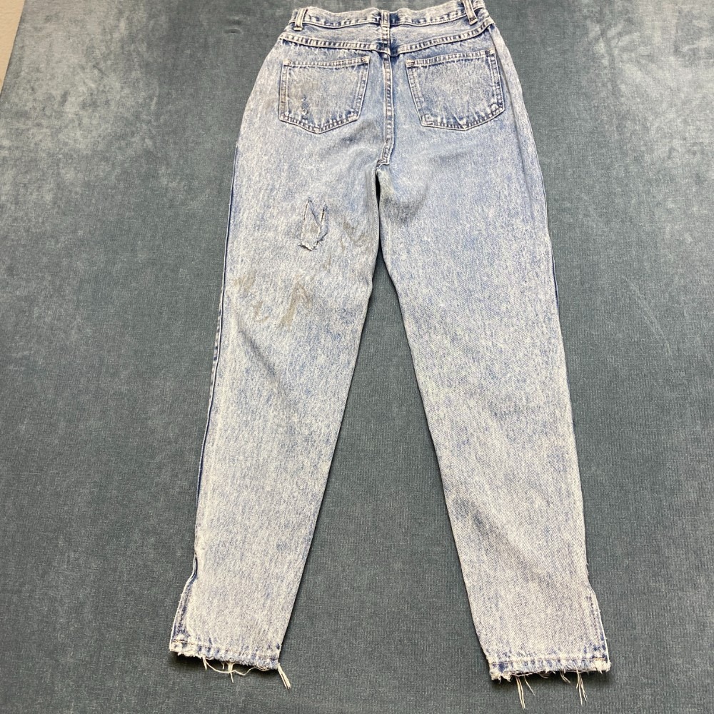 VTG Stefano International Jeans Womens 24x26 Blue Denim Cotton Skinny Leg